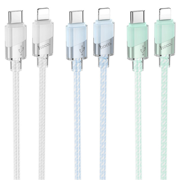 Cablu Hoco U132 Beijing PD Type-C to Lightning [Gray]