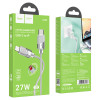 Cablu Hoco U132 Beijing PD Type-C to Lightning [Gray]