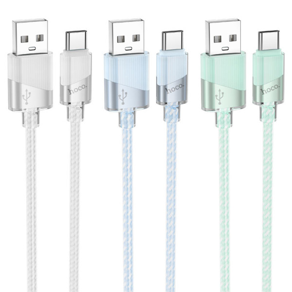 Cablu Hoco U132 Beijing USB-A to Type-C [Gray]