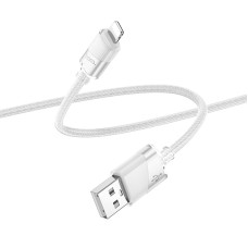 Кабель Hoco U132 Beijing USB-A to Lightning [Gray]