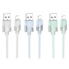 Кабель Hoco U132 Beijing USB-A to Lightning [Gray]
