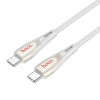 Cablu Hoco U133 Monte Type-C to Type-C (60W) [Gray]