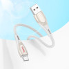 Cablu Hoco U133 Monte PD USB-A to Type-C  [Gray]