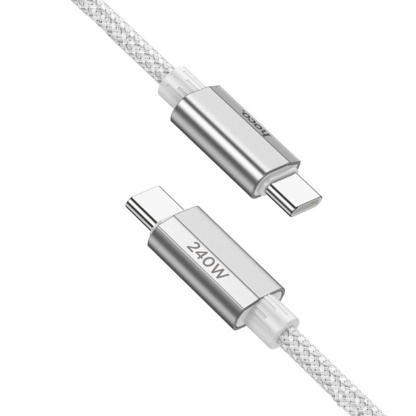 Кабель Hoco U134 Primero 240W charging data cable Type-C to Type-C (L=1.8M) [Gray]