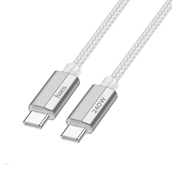 Кабель Hoco U134 Primero 240W charging data cable Type-C to Type-C (L=1.8M) [Gray]