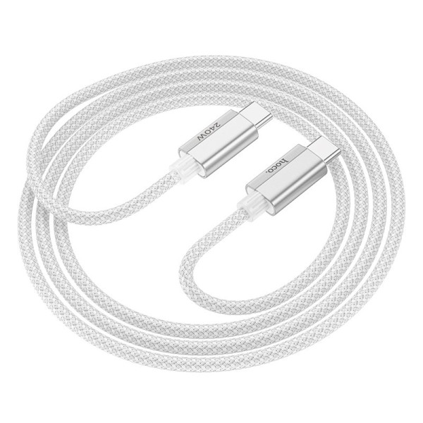 Кабель Hoco U134 Primero 240W charging data cable Type-C to Type-C (L=1.8M) [Gray]