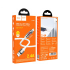 Cablu Hoco U136 Prize charging data cable iP [White]