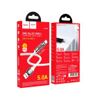 Cablu Hoco U136 5A Prize charging data cable Type-C [White]