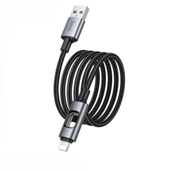Кабель Hoco U144 New 60W charging data cable iP [Black]