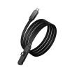 Cablu Hoco U150 Exquisite bracket 60W charging data cable C to C [Black]