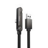 Cablu Hoco U150 Exquisite bracket charging data cable Type-C [Black]