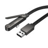 Cablu Hoco U150 Exquisite bracket charging data cable Type-C [Black]