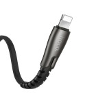 Cablu Hoco U58 Core Lightning 2.4A (1.2m) [Black]