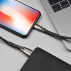 Cablu Hoco U58 Core Lightning 2.4A (1.2m) [Black]
