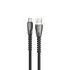 Cablu Hoco U58 Core Type-C  2.4A (1.2m) [Black]