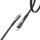 Cablu Hoco U70 Splendor Type-C 3A (1.2m) [Dark-Grey]