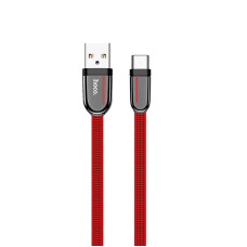 Cablu Hoco U74 Grand charging data cable Type-C [Red]