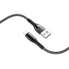Кабель Hoco U89 Safeness Lightning 2.4A (1.2м) [Black]