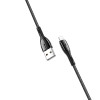 Кабель Hoco U89 Safeness Lightning 2.4A (1.2м) [Black]