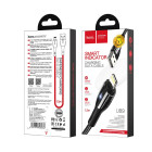 Cablu Hoco U89 Safeness Lightning 2.4A (1.2m) [Black]