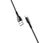 Cablu Hoco U89 Safeness Type-C 3A (1.2m) [Black]