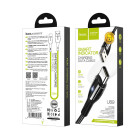 Cablu Hoco U89 Safeness Type-C 3A (1.2m) [Black]