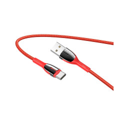 Cablu Hoco U89 Safeness Type-C 3A (1.2m) [Red]