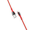 Cablu Hoco U89 Safeness Type-C 3A (1.2m) [Red]