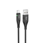 Cablu Hoco U93 Shadow Lightning 2.4A (1.2m) [Black]