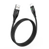 Кабель Hoco U93 Shadow Lightning 2.4A (1.2м) [Black]