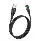 Cablu Hoco U93 Shadow Lightning 2.4A (1.2m) [Black]