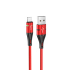 Cablu Hoco U93 Shadow Lightning 2.4A (1.2m) [Red]