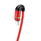 Cablu Hoco U93 Shadow Lightning 2.4A (1.2m) [Red]