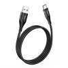 Кабель Hoco U93 Shadow Type-C 3A (1.2м) [Black]