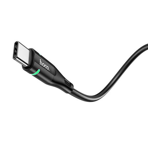 Кабель Hoco U93 Shadow Type-C 3A (1.2м) [Black]