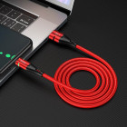 Cablu Hoco U93 Shadow Type-C 3A (1.2m) [Red]