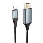 Cablu Hoco UA15 Lightning to HDMI (2m) [Gray]