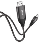 Cablu Hoco UA16 Type-C to HDMI (2m) [Black]