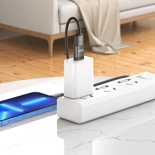 Адаптер Hoco UA17 USB 3.0 to Type-C [Black]