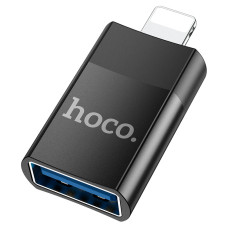 Adapter Hoco UA17 USB2.0 to Lighting [Black]