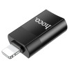 Адаптер Hoco UA17 USB2.0 to Lighting [Black]