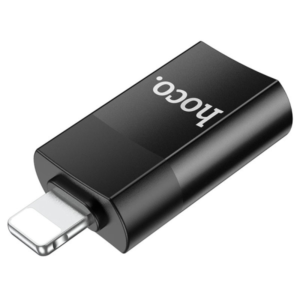 Адаптер Hoco UA17 USB2.0 to Lighting [Black]