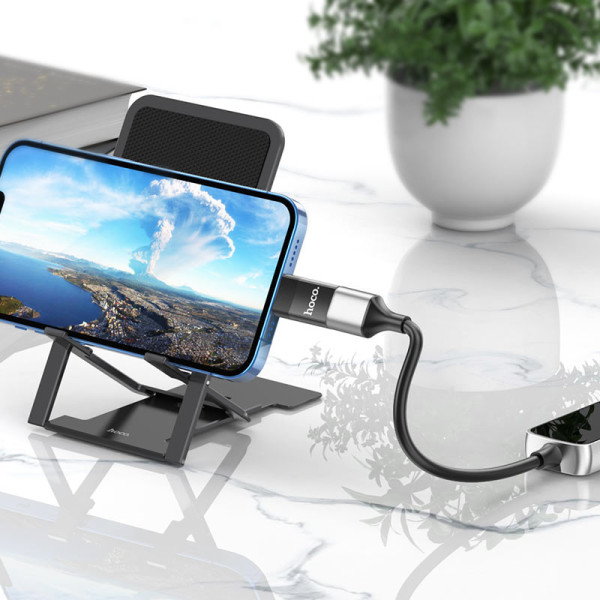 Адаптер Hoco UA17 USB2.0 to Lighting [Black]