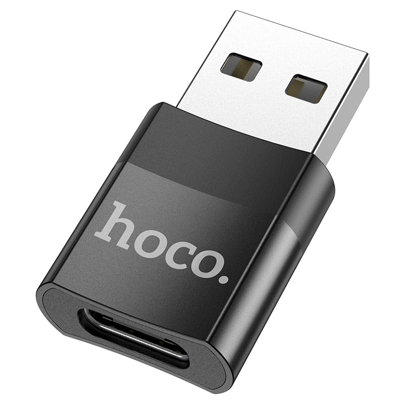 Adapter Hoco UA17 Type-C to USB 2.0 [Black]