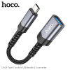 Adaptor Hoco UA24 Type-C male to USB female 3.0 [Metal-Gray]