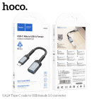 Adaptor Hoco UA24 Type-C male to USB female 3.0 [Metal-Gray]