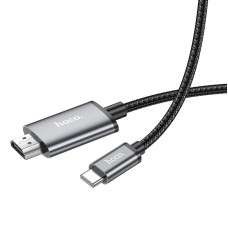 Кабель Hoco UA27 HD on-screen cable Type-C to HDTV [Metal-Gray]