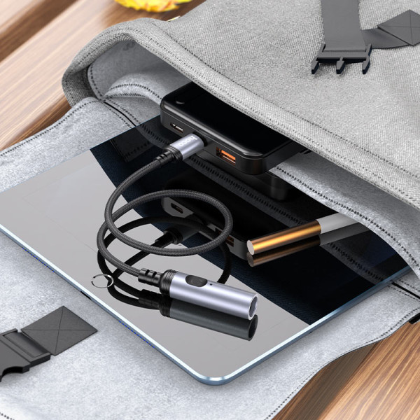 Зажигалка Hoco UA30 Type-C mini cigarette lighter [Black]