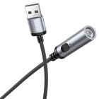 Зажигалка Hoco UA30 USB mini cigarette lighter [Black]