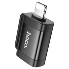 Adaptor Hoco UA31A iP male to USB female OTG [Black]